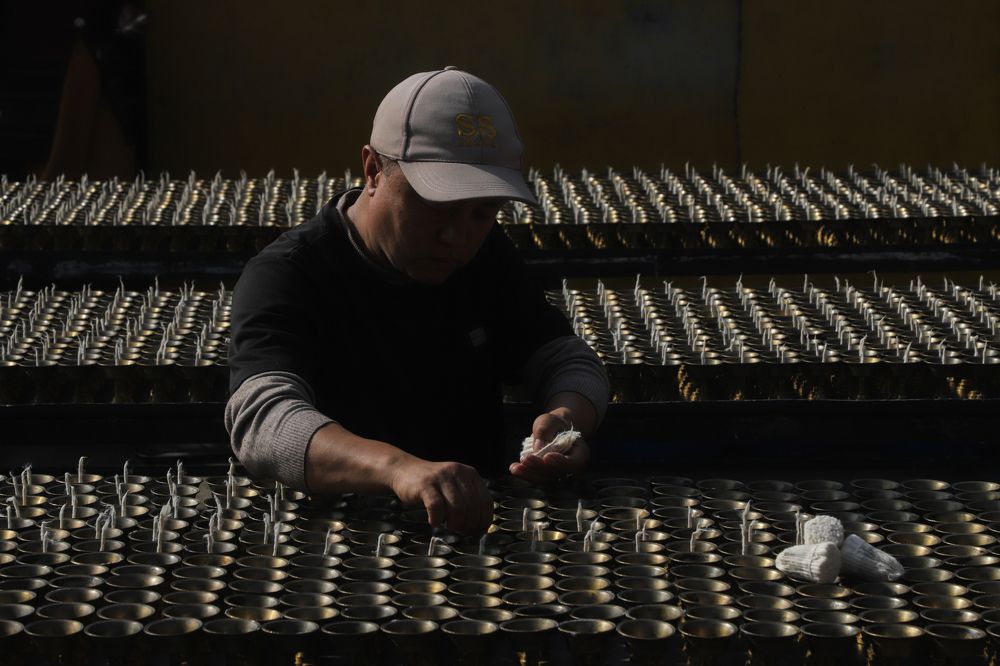 preparation of butter lamp