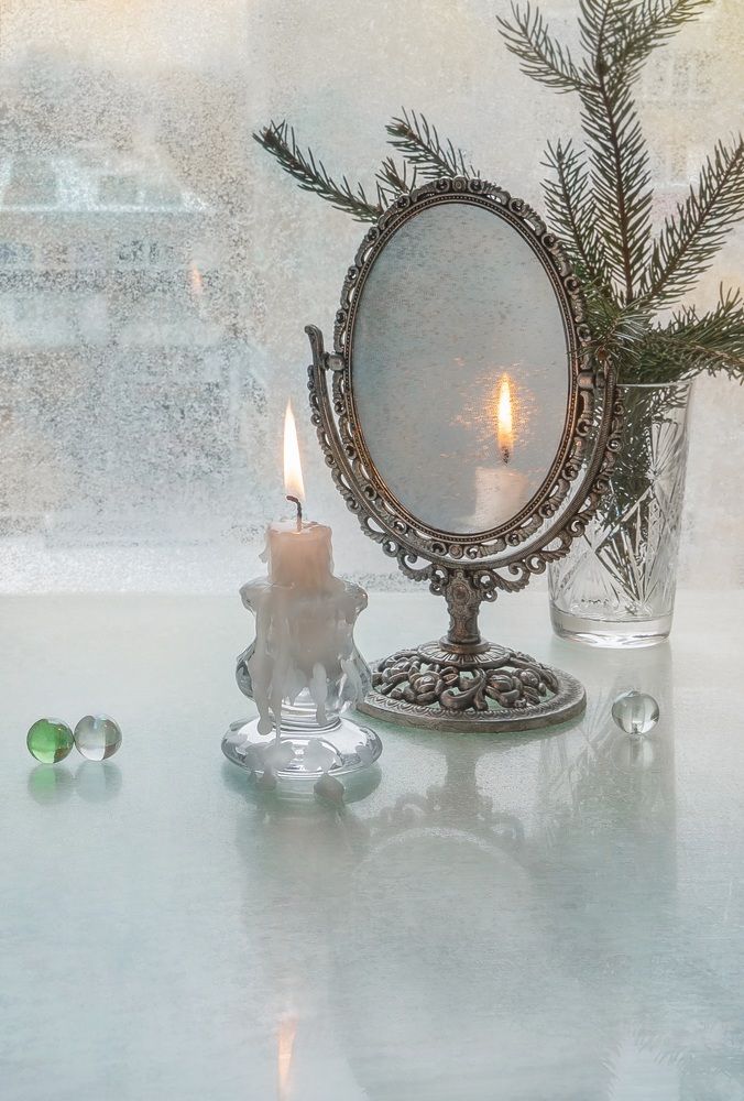 Морозным утром в январе.