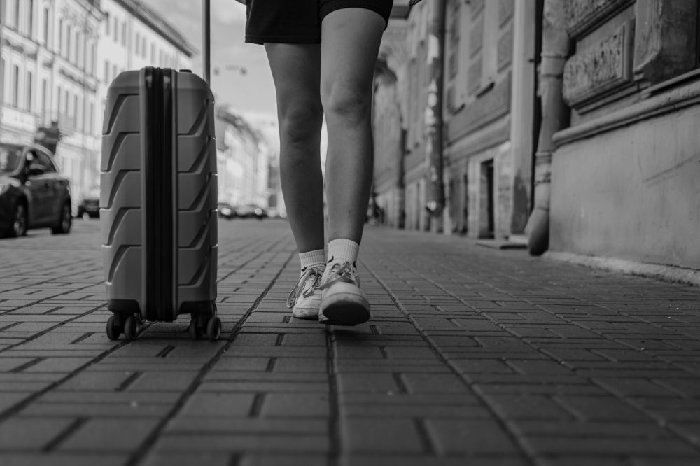 Прогулка с чемоданом