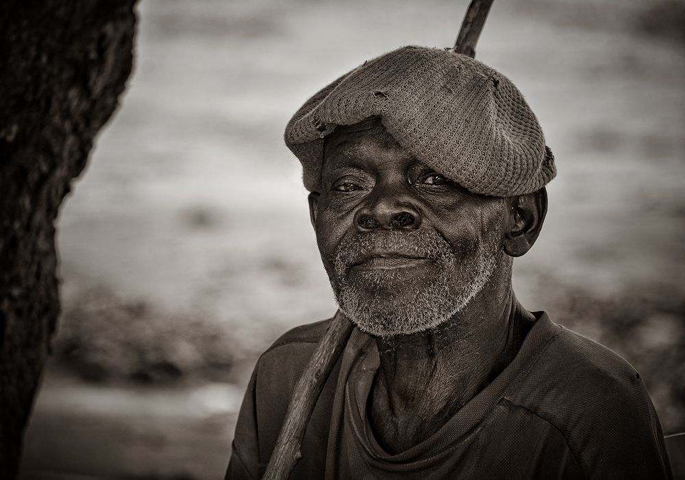 African old man