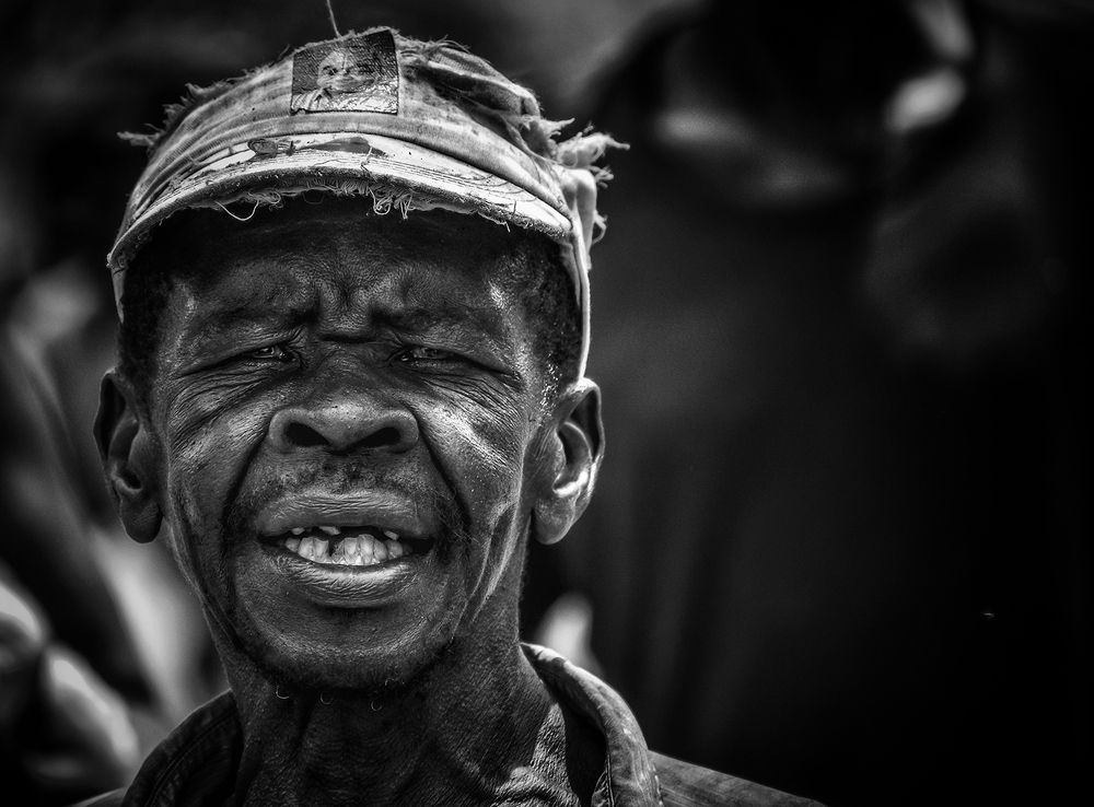 Heaviness in his eyes