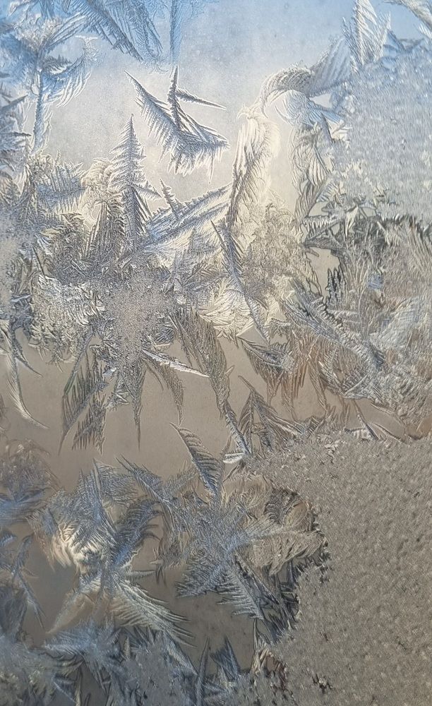 Мороз рисует