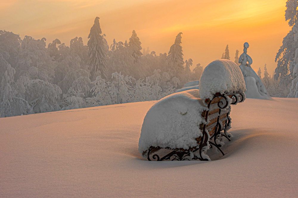 Отдыхающий снег