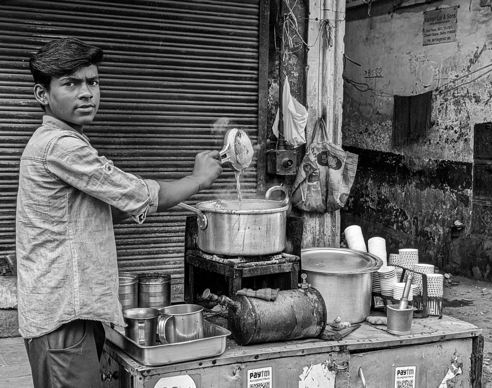 Brewing Hope with a Tea Stand - Streets of Delhi