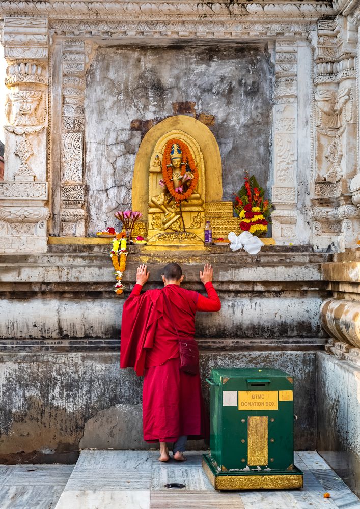 Morning prayer by Monk