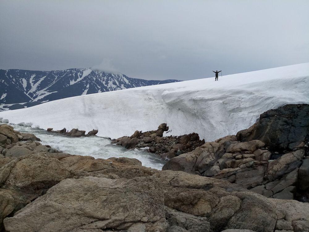 Снега было немного...