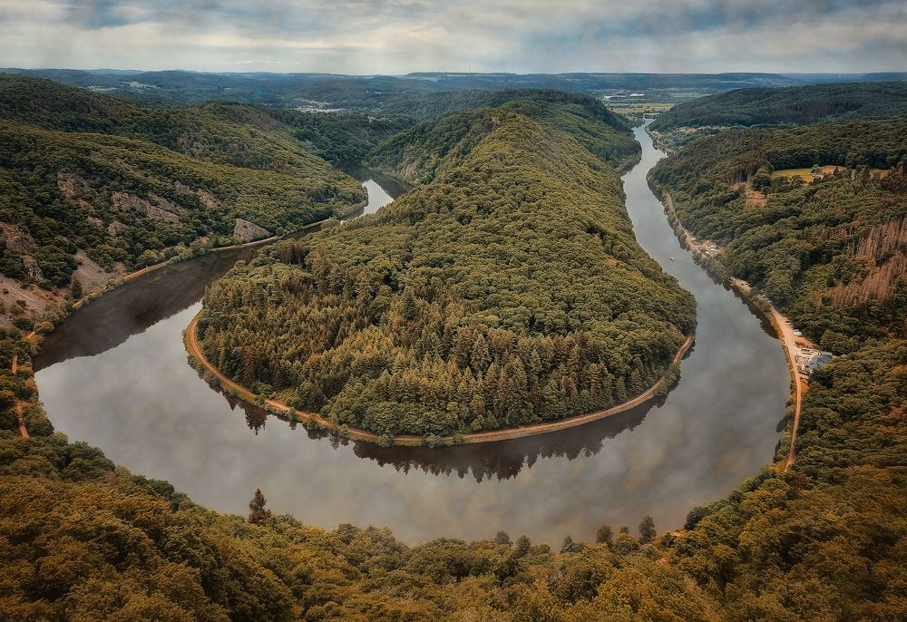 Saarschleife river bend