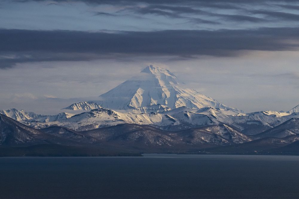 Вилючинский вулкан зимой