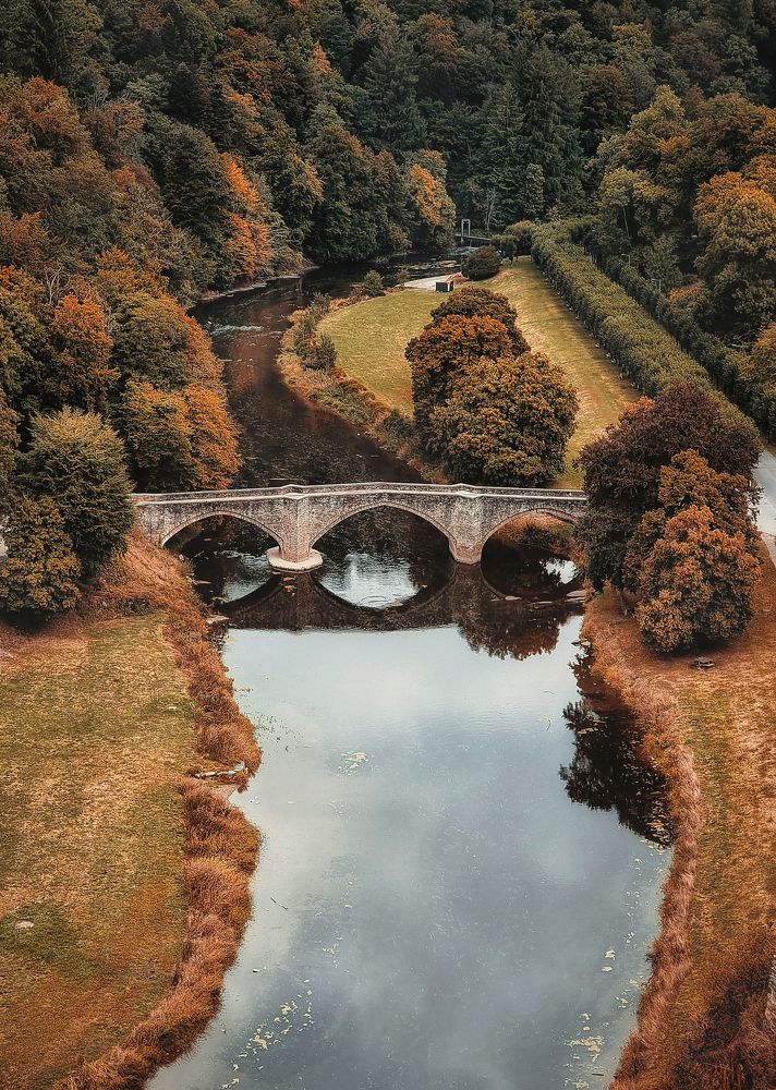 The bridge next to the Bouillon Castle in Belgium