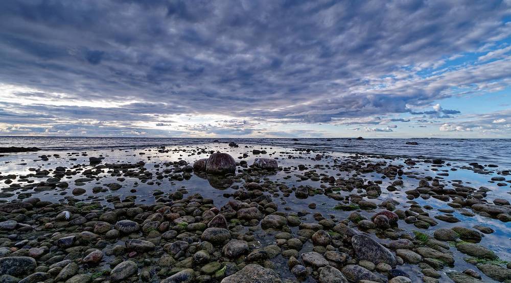 Закат на побережье