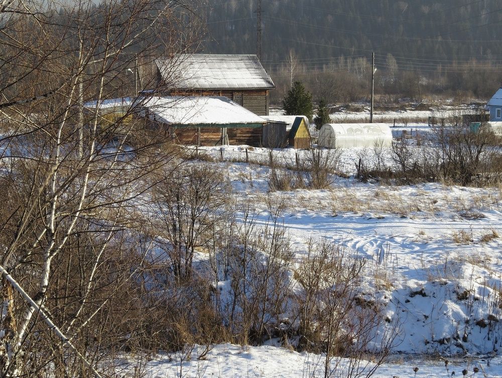Зима в деревне