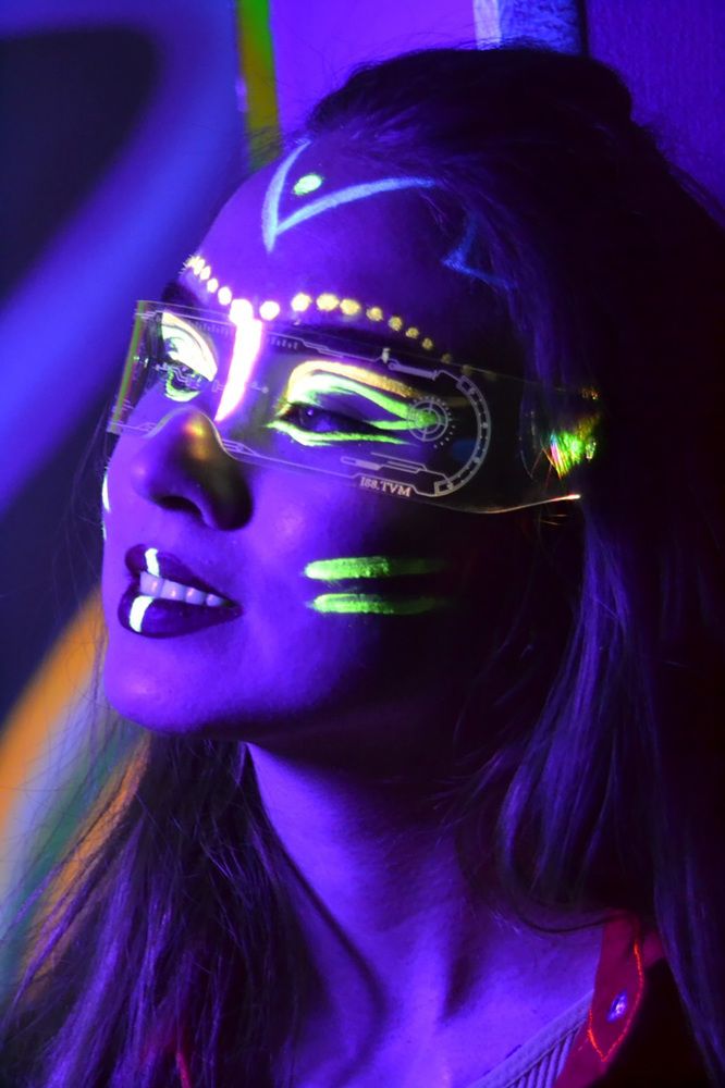 неоновая фотосессия