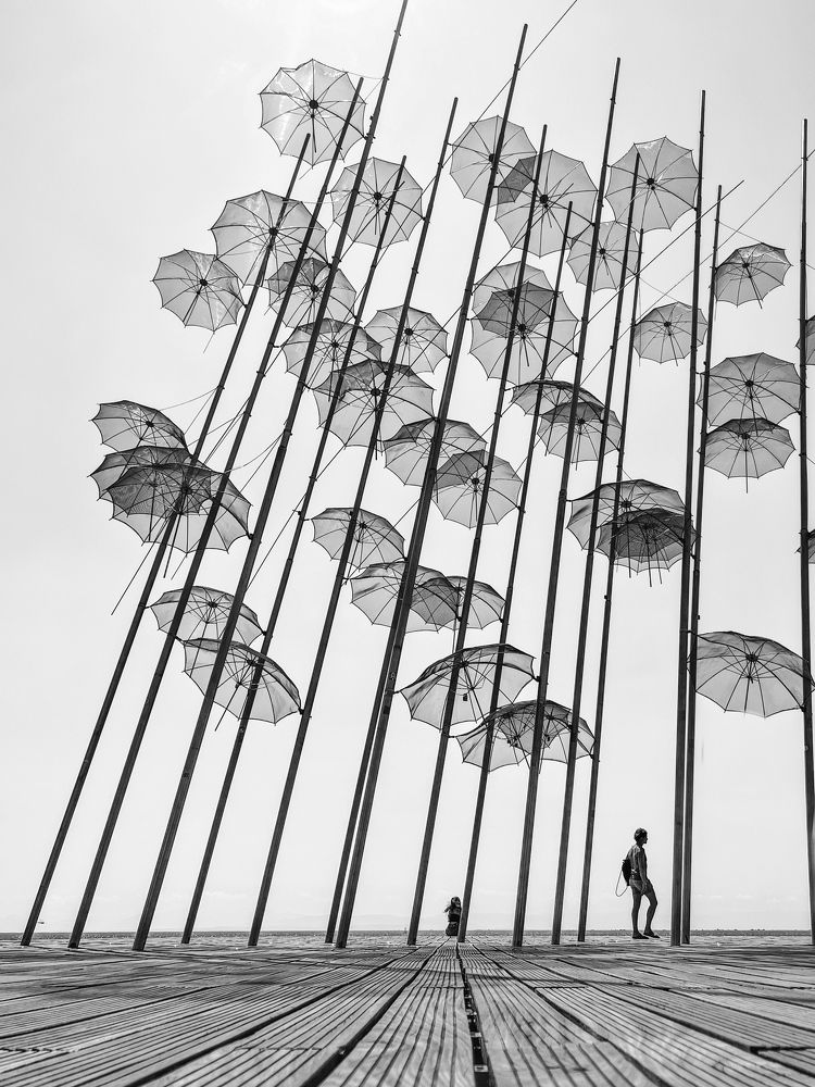 Umbrellas at thesalloniki