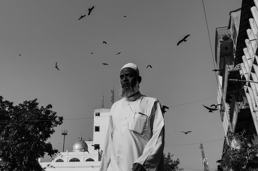 Portrait of elderly man