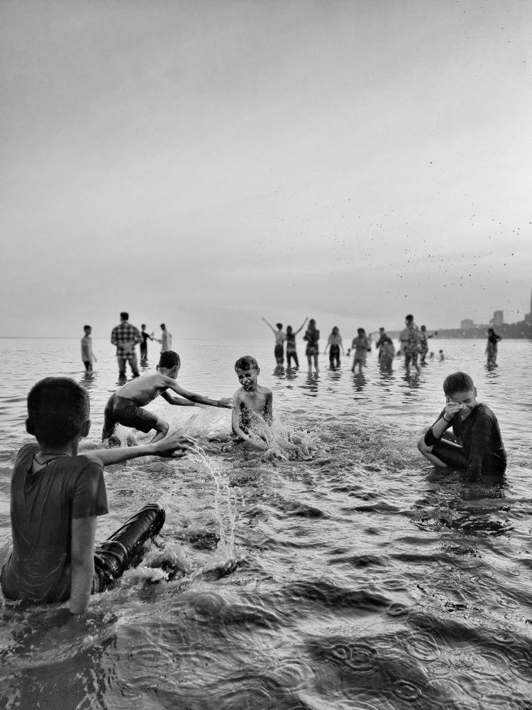 A splash of happiness