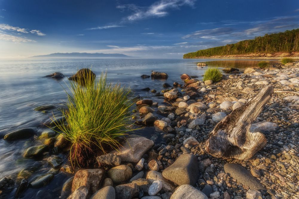 Evening on Lake Baikal