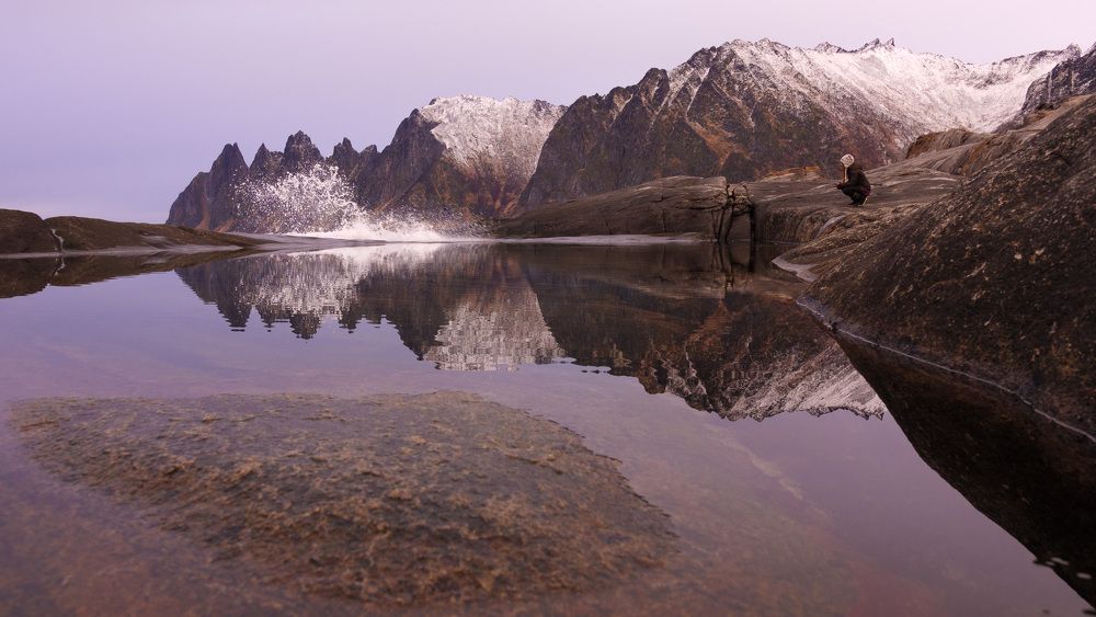 In the devil's mouth