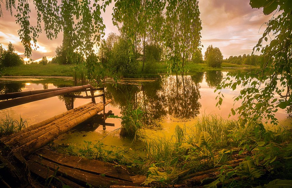 Мостик в Чирках.