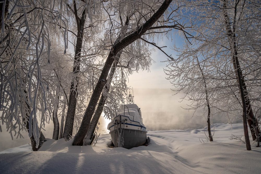 Морозный пейзаж