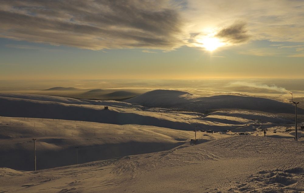 Солнечный день в Хибинах