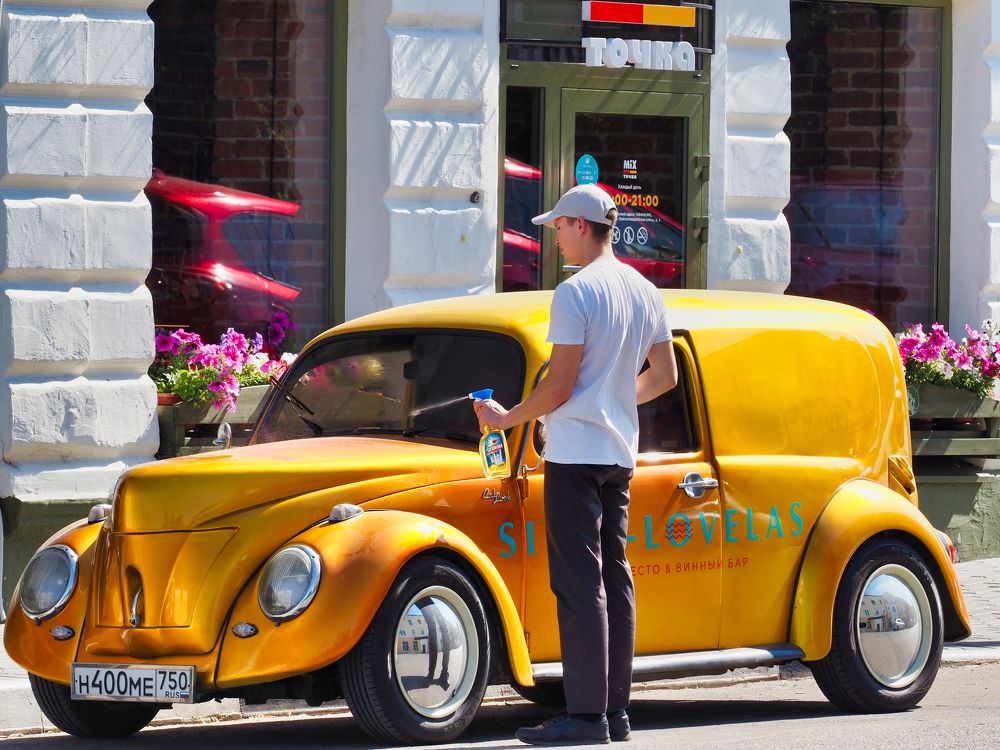 Мытье машины