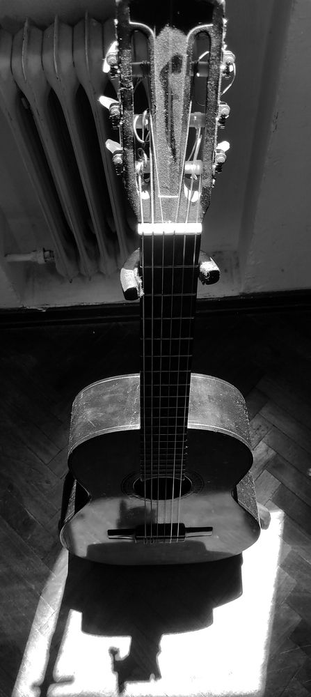 My guitar and his silence