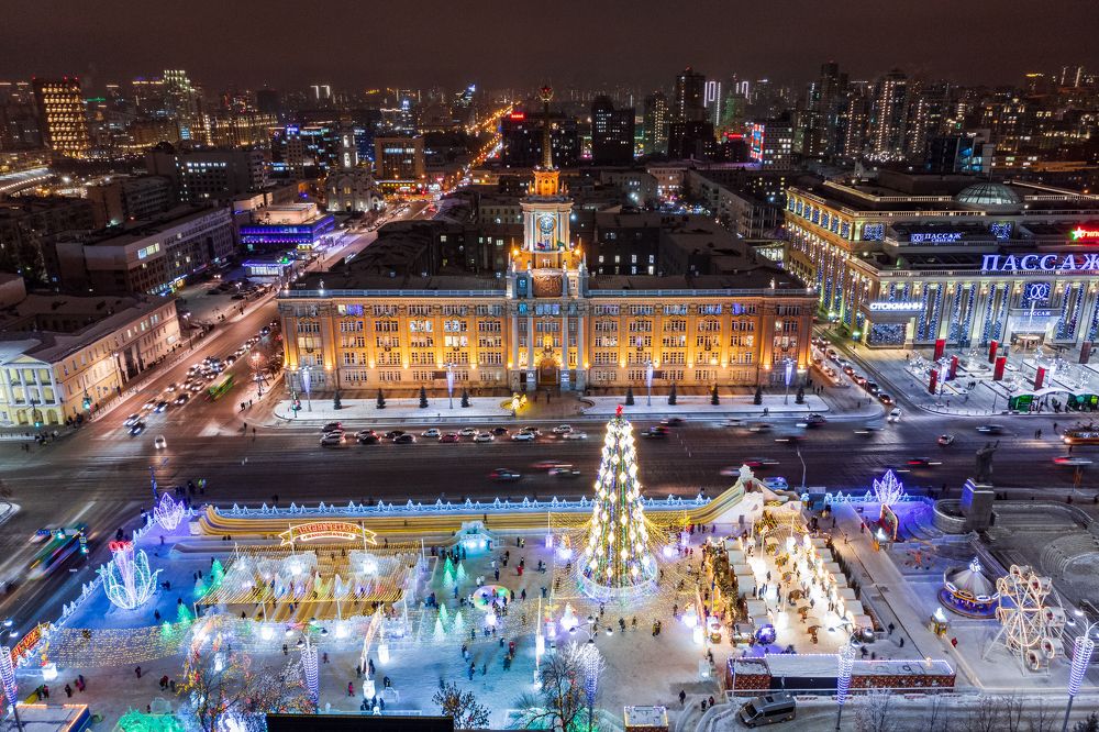 Новогодний Екатеринбург