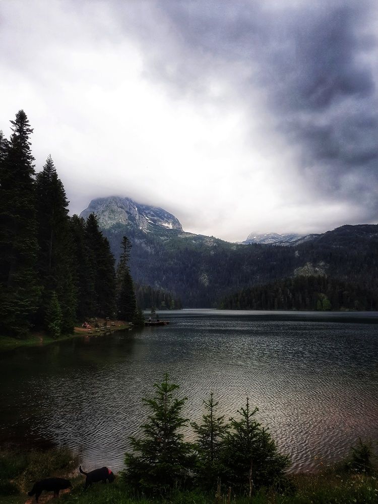 One minute before the rain