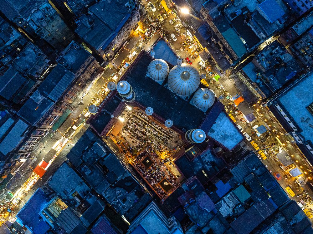 Blue Hour Of Nakhoda Masjid