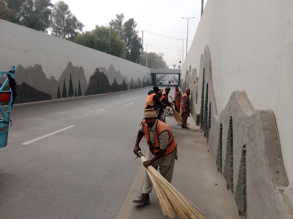 City cleaning