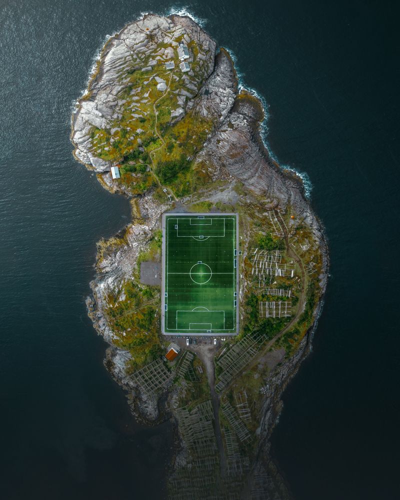 Il campo da calcio più unico al mondo.