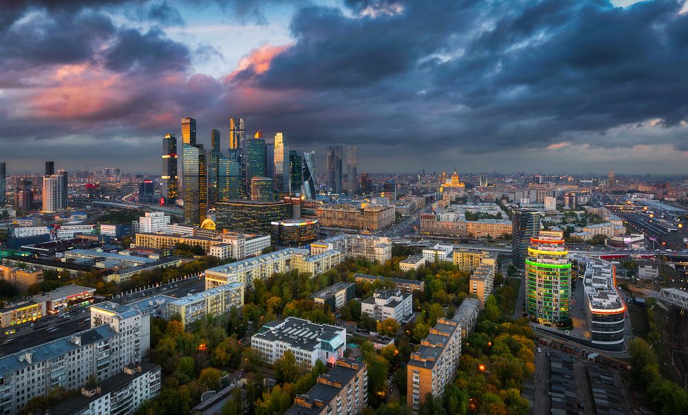 Vicinity of Kutuzovsky prospekt.