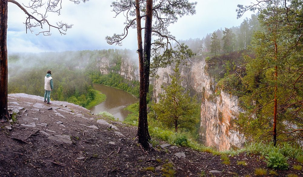 Айские притесы, скала.