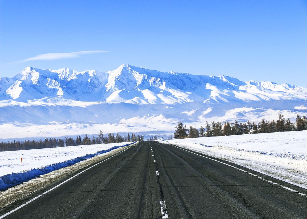 Зимний Чуйский тракт