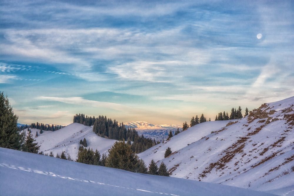 «Зимнее утро на Кок-Жайляу»