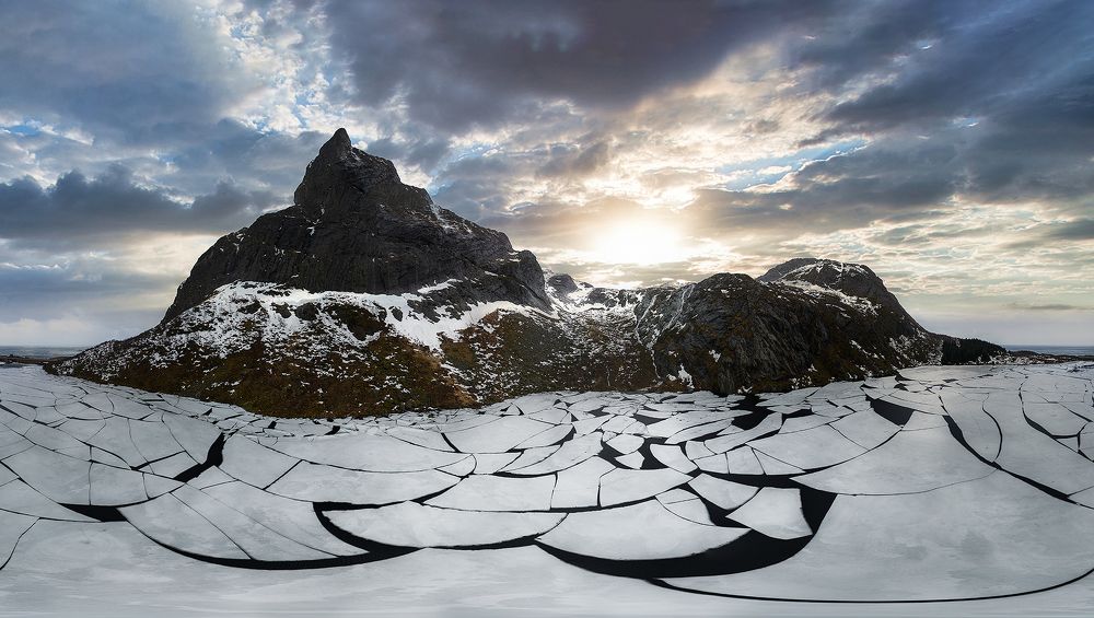 Dramatic beautiful landscape