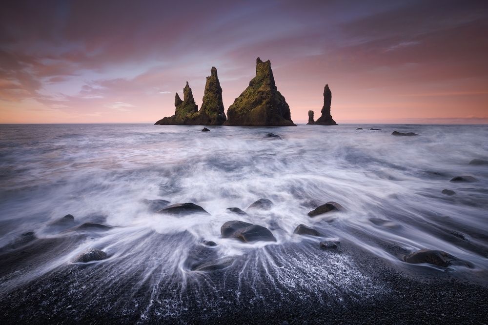 Morning at Reynisdrangar...