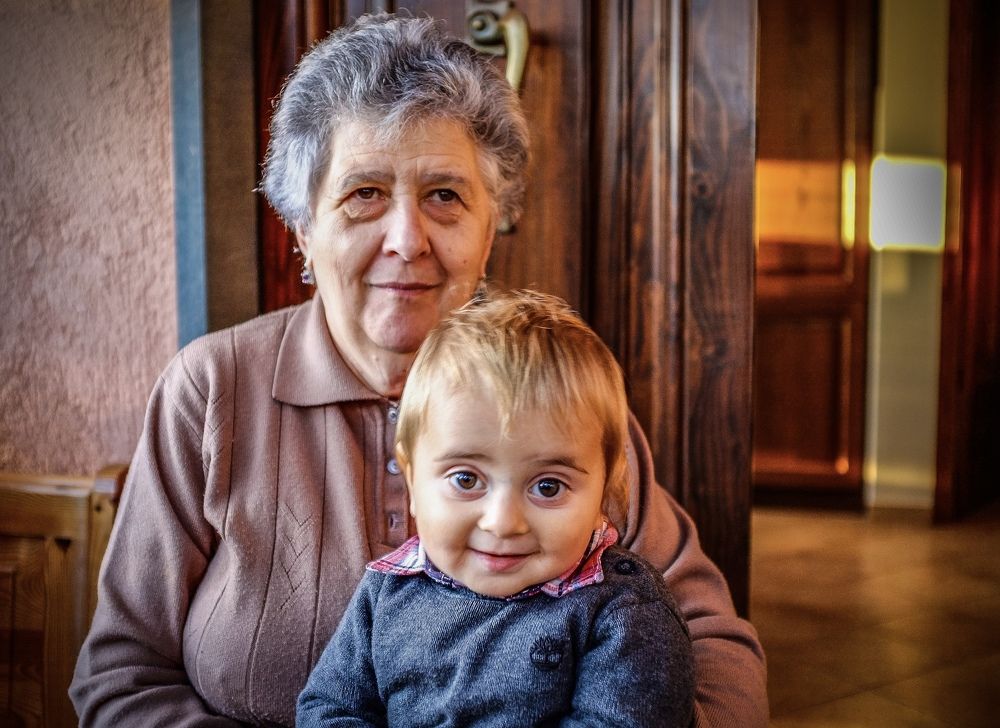 Grandmother end Grandson