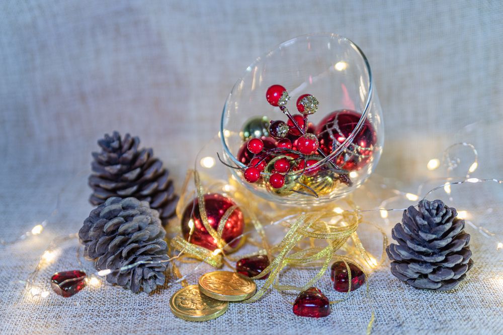 Натюрморт с шишками