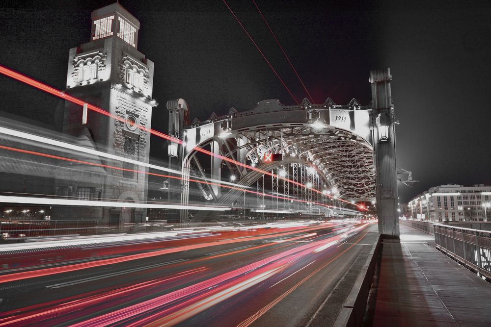 Движение ночного города