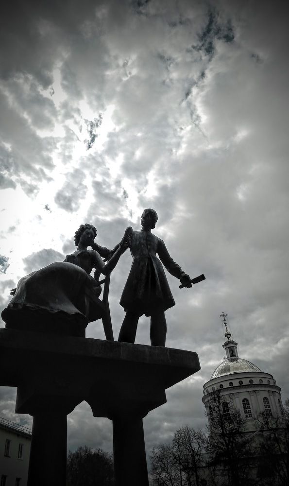 Characters from the book and reality