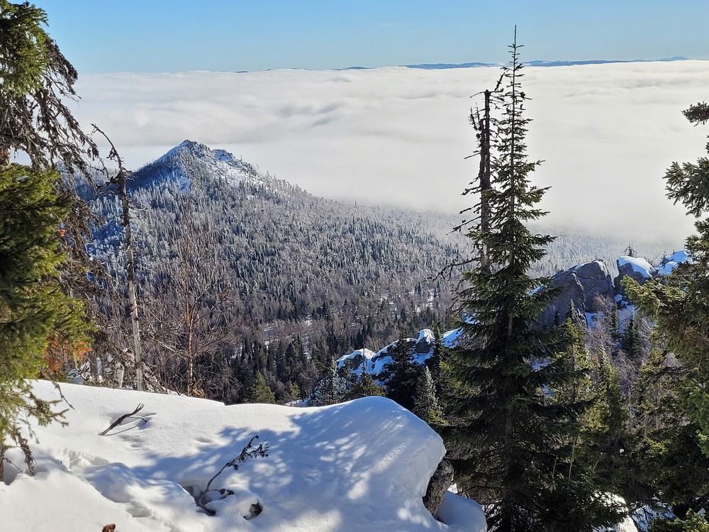 Одеяло из облака у Малиновой горы