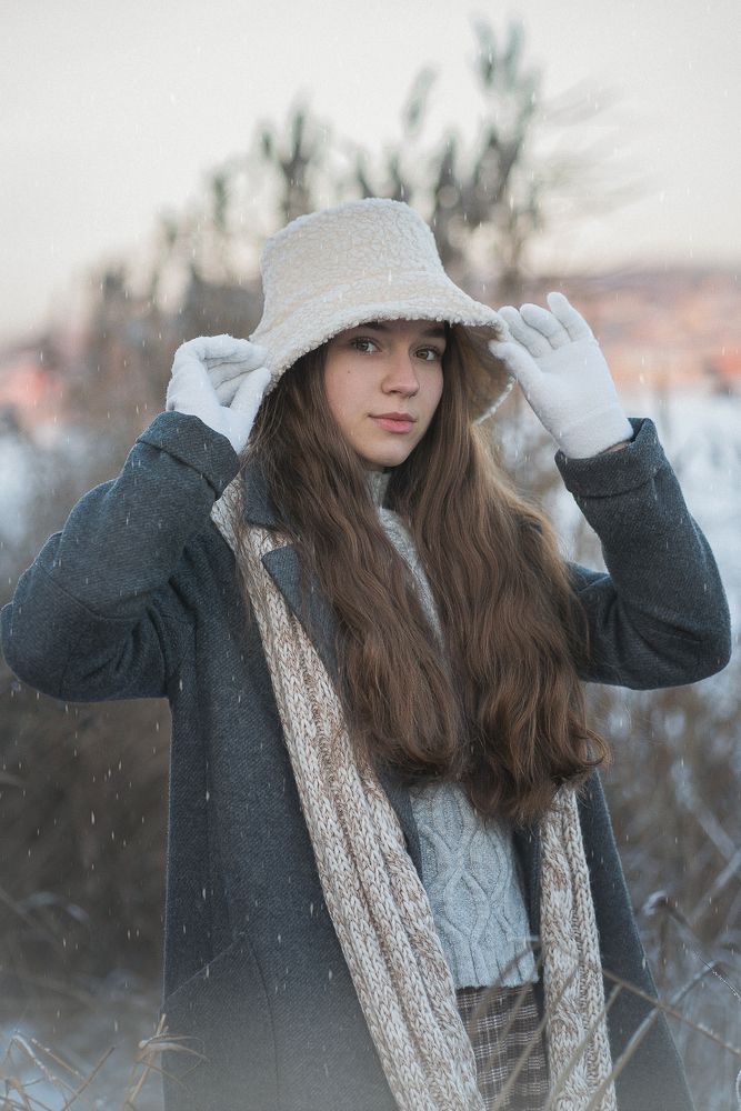 На зимней прогулке