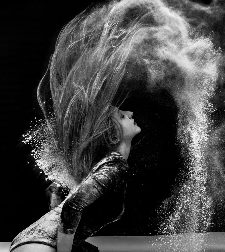 Фотосессия с мукой