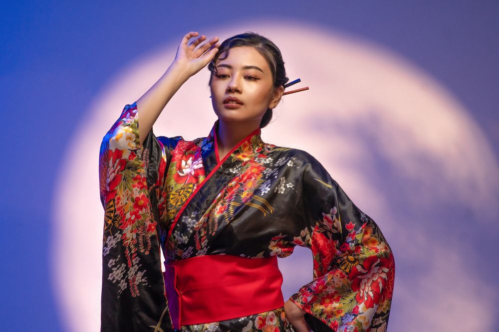 Lady in Kimono