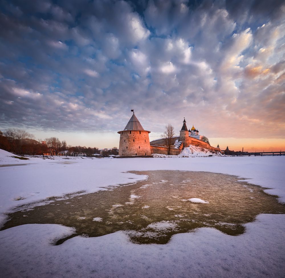 Вечер в Пскове