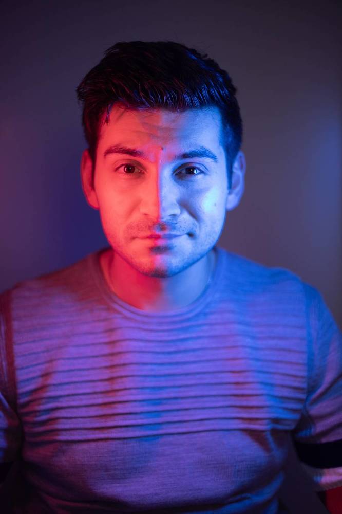 Playing with coloured lights