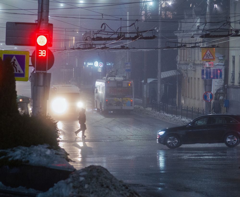 Прогулка по туманным улицам Калуги