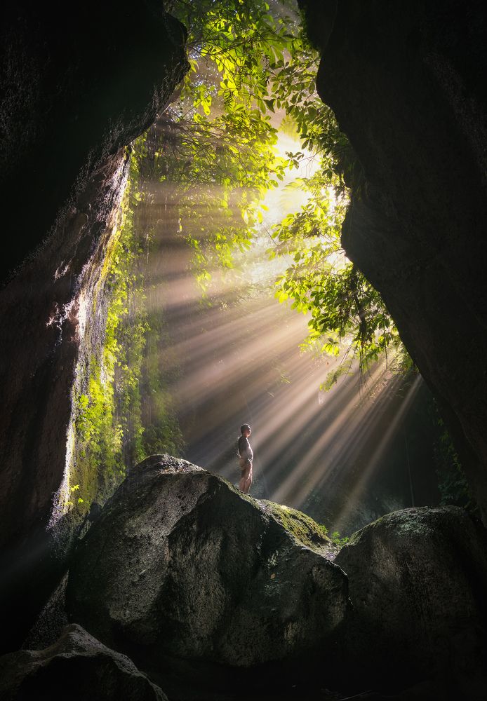 Cave in Bali
