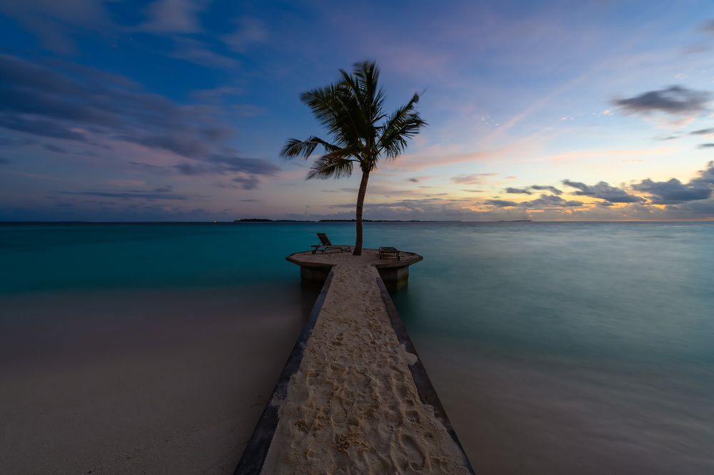 Вечер на Мальдивах